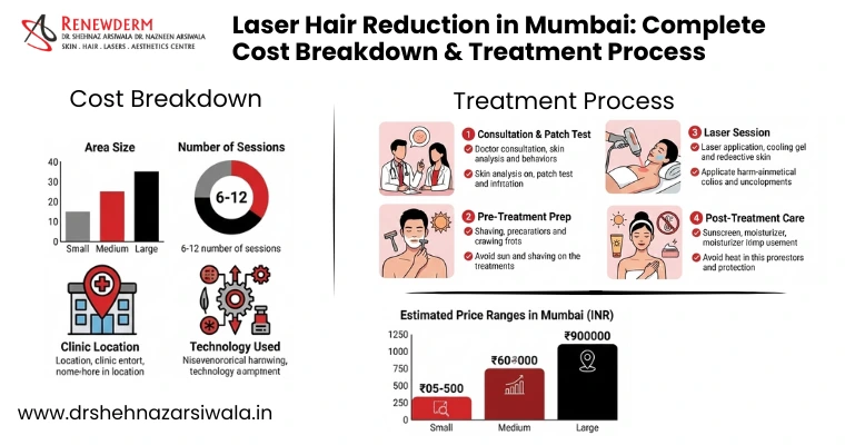 Laser Hair Reduction in Mumbai: Complete Cost Breakdown & Treatment Process