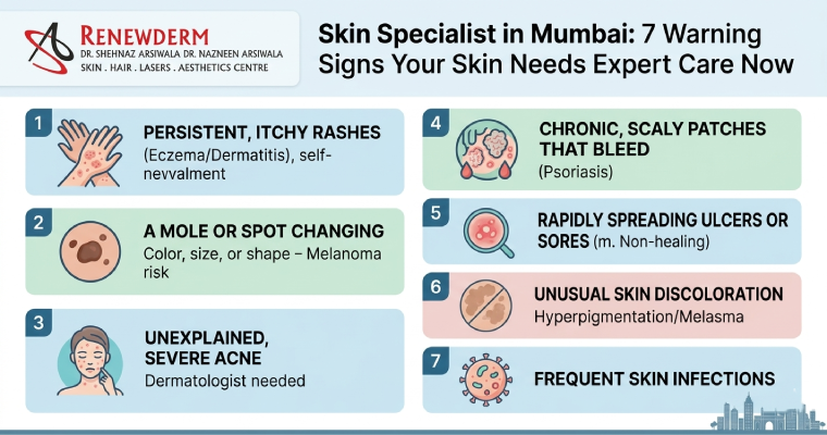Skin Specialist in Mumbai: 7 Warning Signs Your Skin Needs Expert Care Now